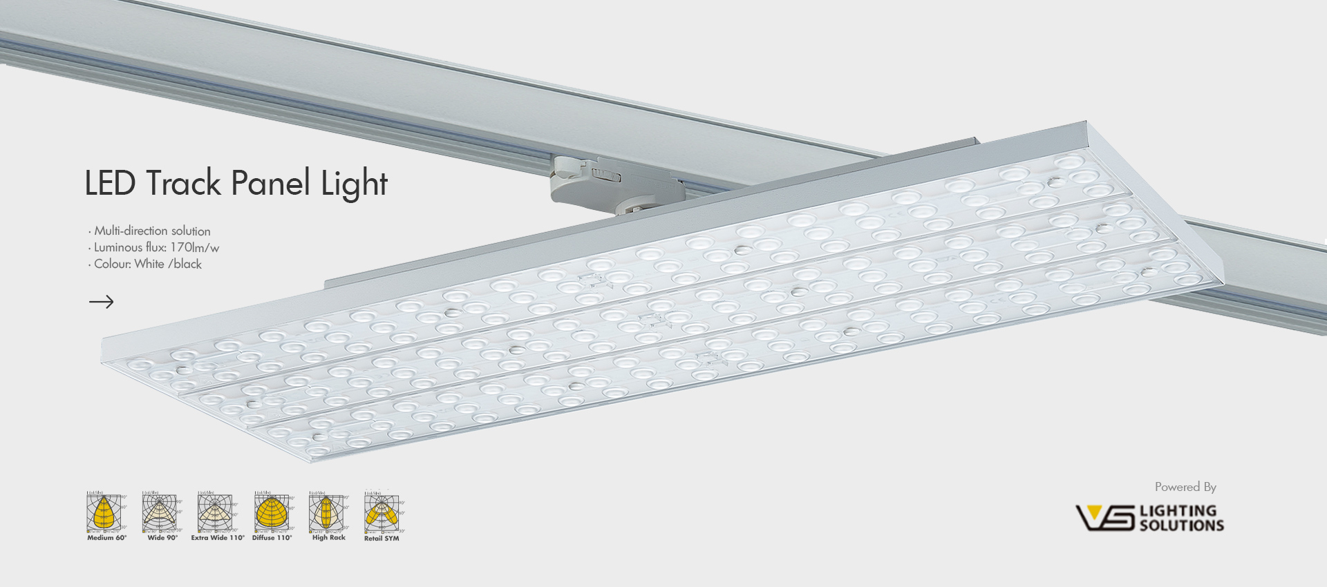 LED TRACK PANEL LIGHT EL-TL8A072