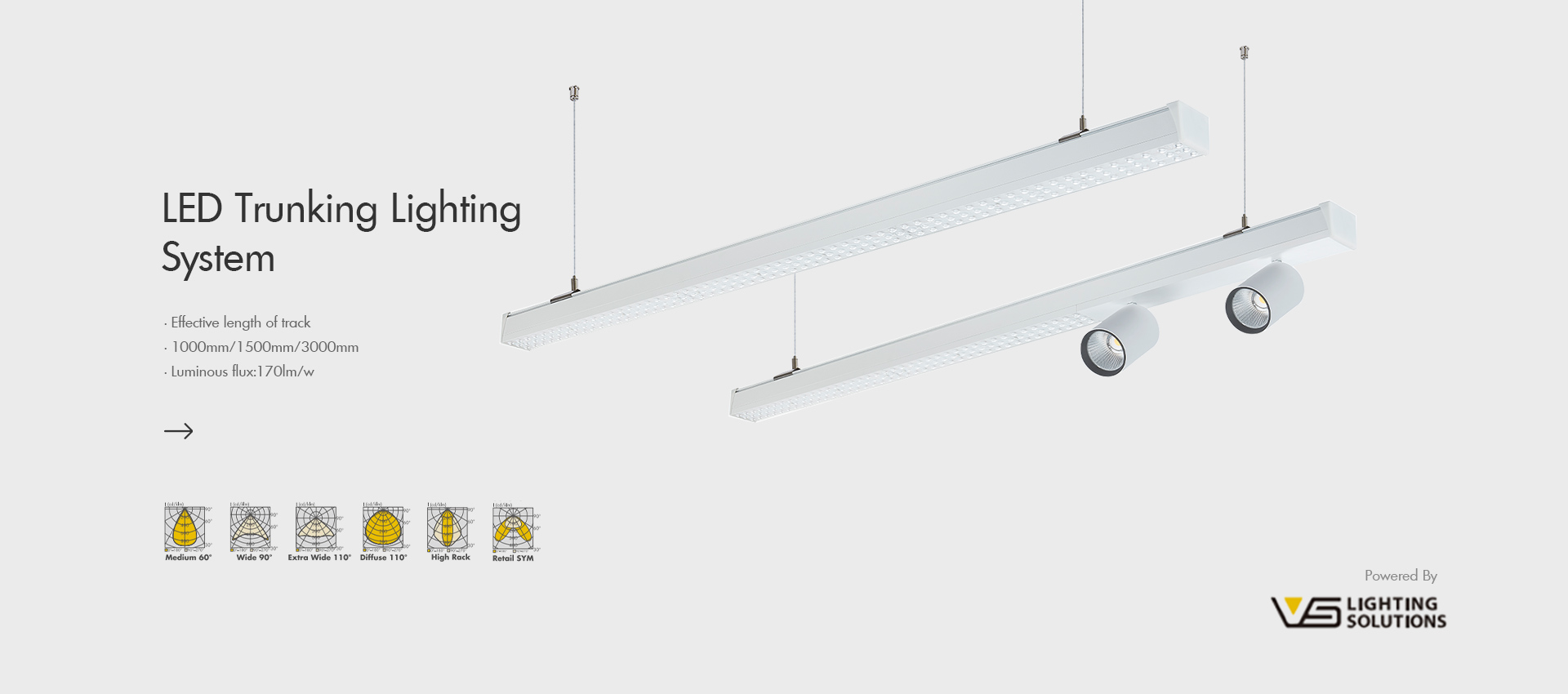 LED LINEAR TRACK LIGHT SYSTEM